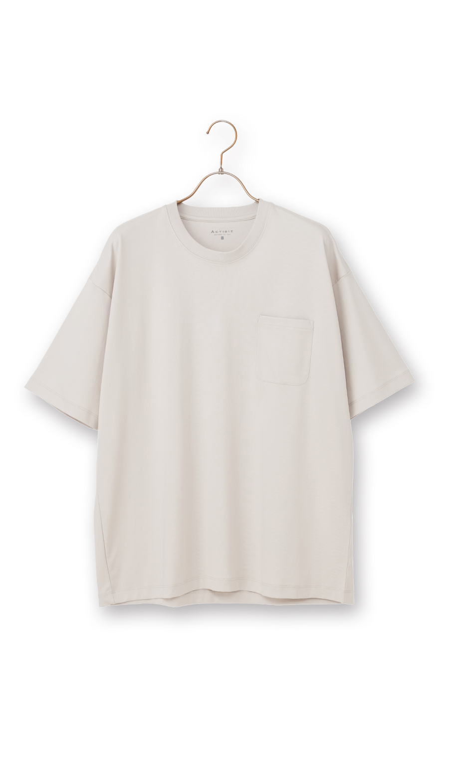 形態安定Tシャツ【#すご】 ライトグレー S