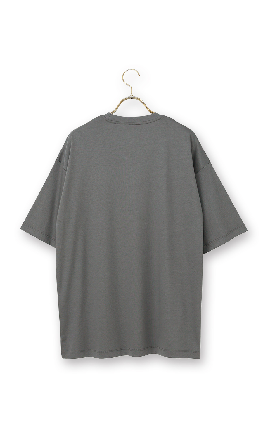 ■形態安定Tシャツ【＃すご】【WEB限定】 チャコール S