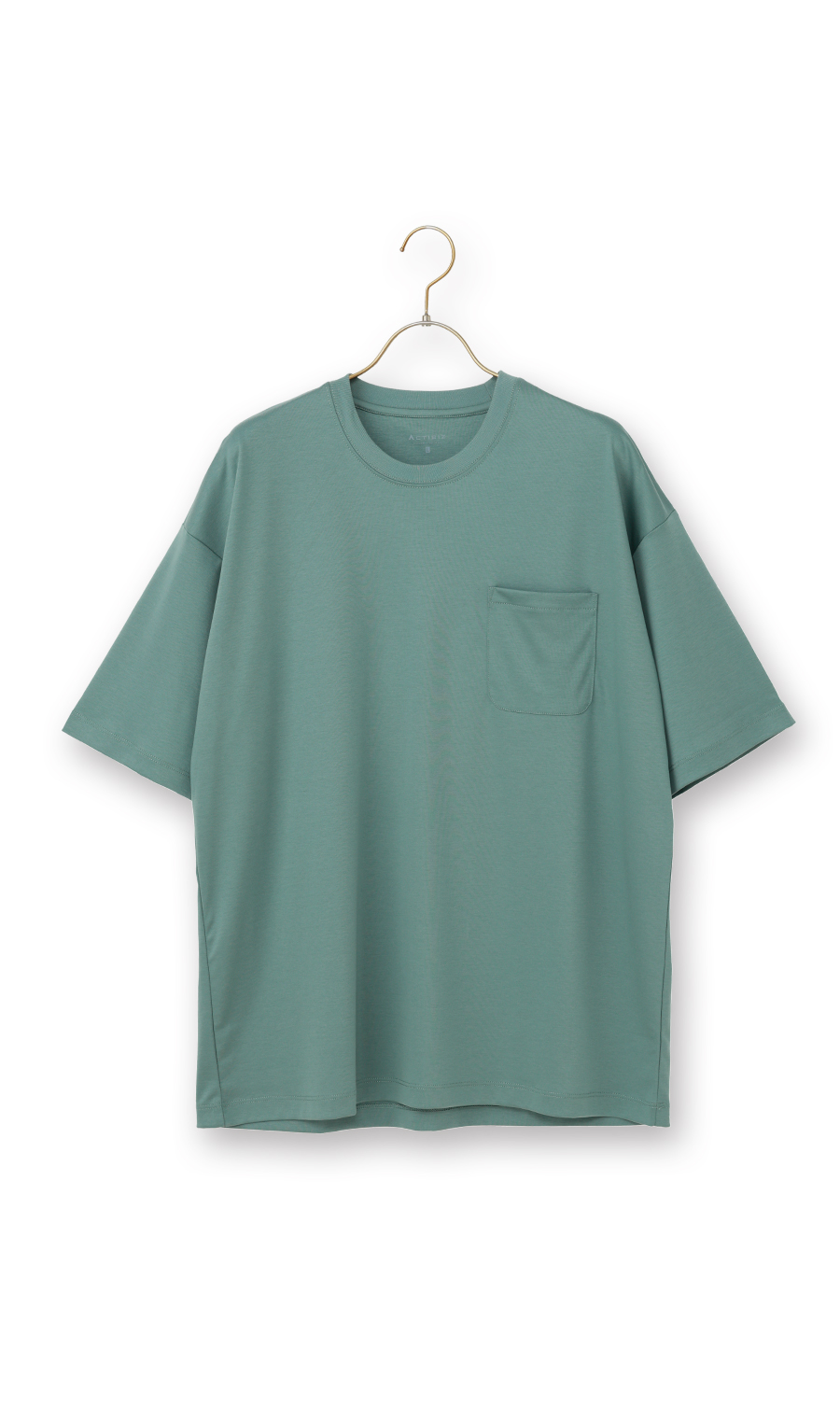 ■形態安定Tシャツ【＃すご】【WEB限定】 グリーン S