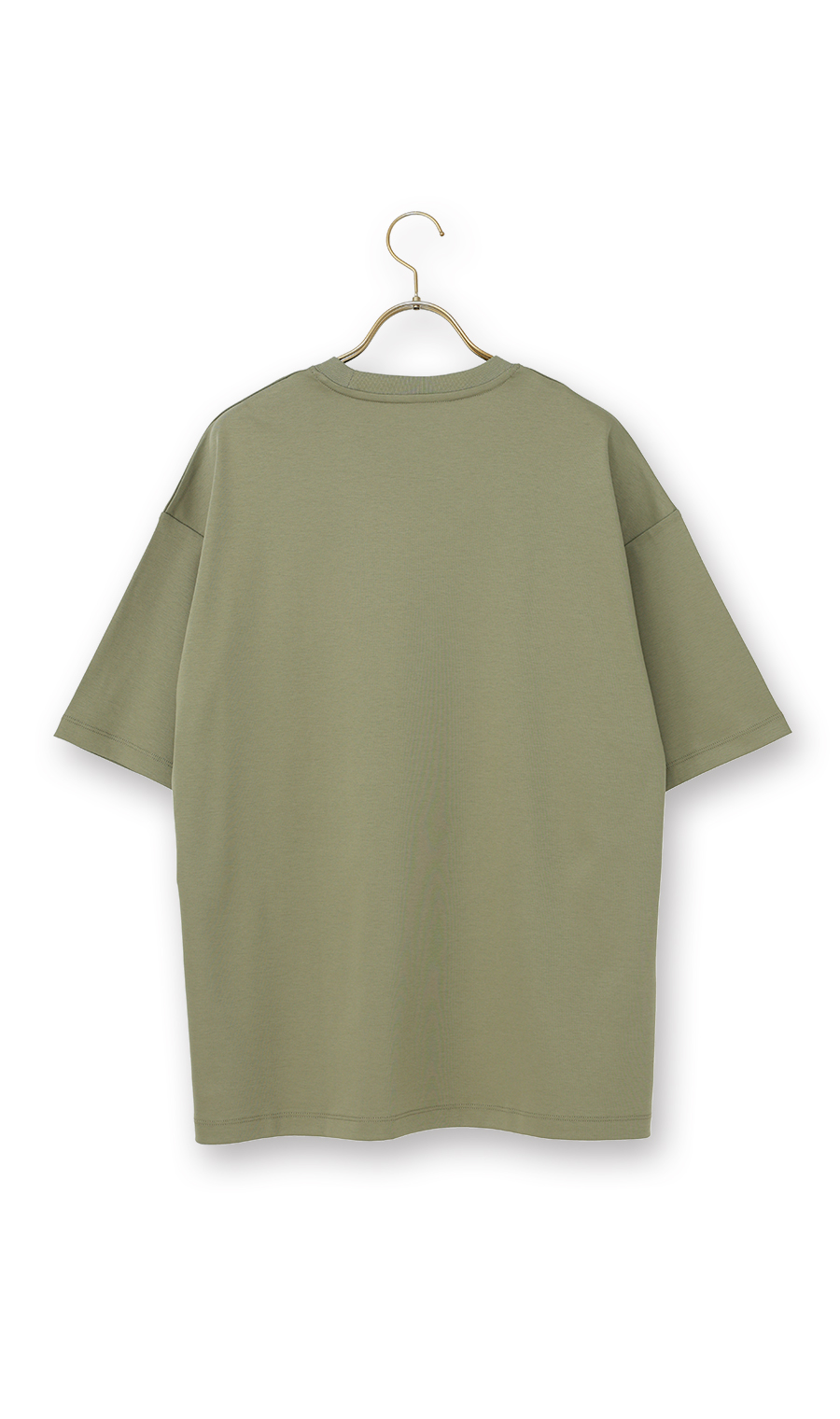 形態安定Tシャツ【#すご】 カーキ S
