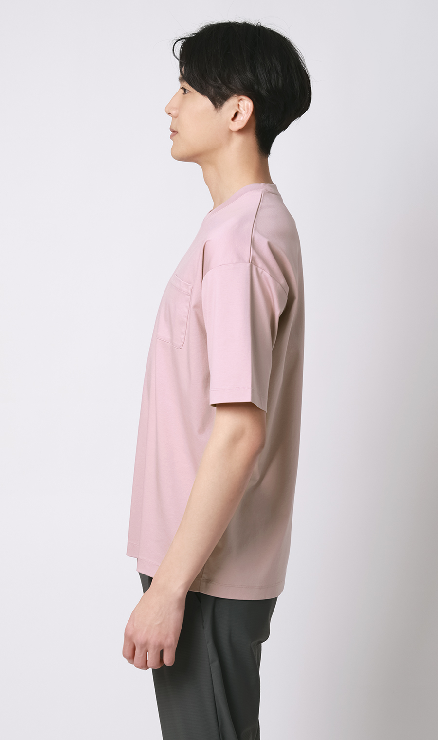 ■形態安定Tシャツ【＃すご】【WEB限定】 ピンク S