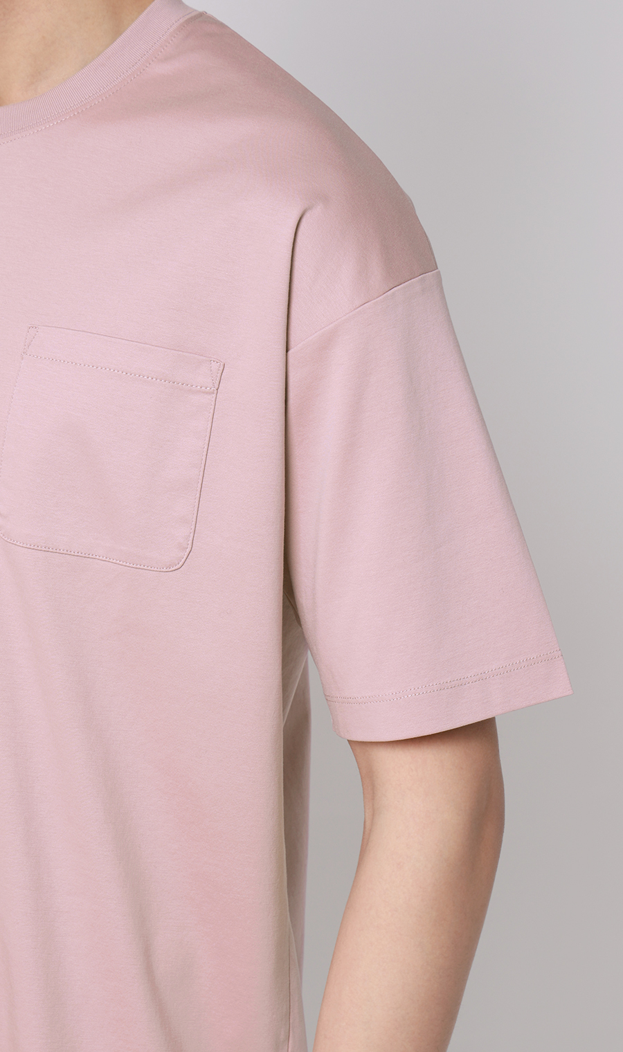 ■形態安定Tシャツ【＃すご】【WEB限定】 ピンク S