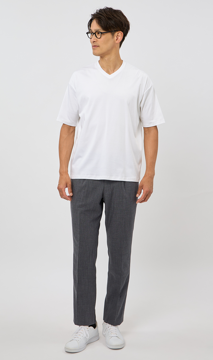 形態安定 Tシャツ【COOL CONTACT】【#すご】 ホワイト M