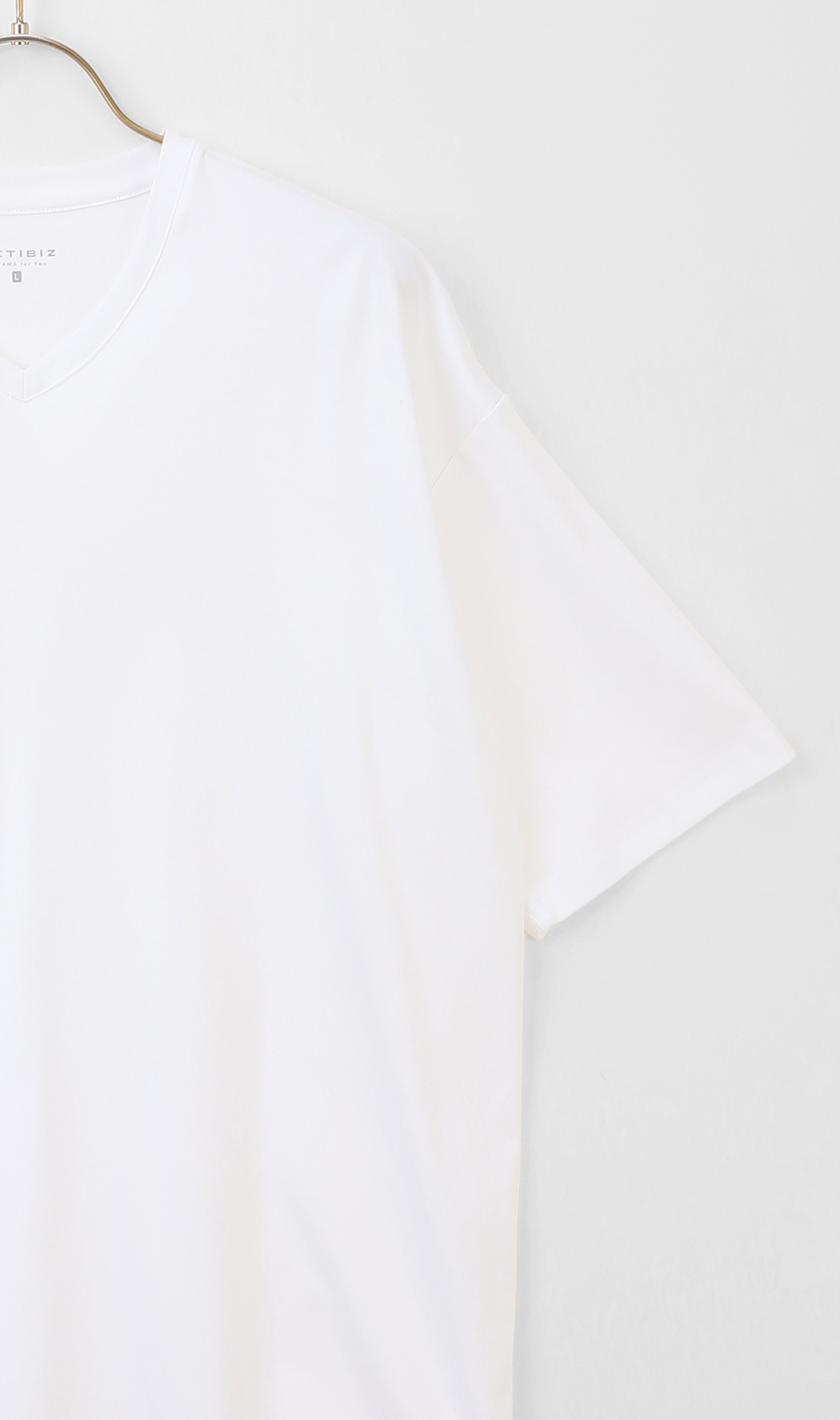 形態安定 Tシャツ【COOL CONTACT】【#すご】 ホワイト M