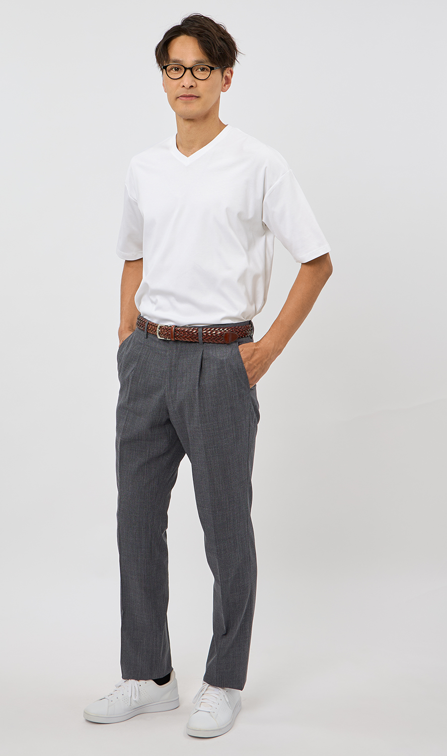 形態安定 Tシャツ【COOL CONTACT】【#すご】 ホワイト M