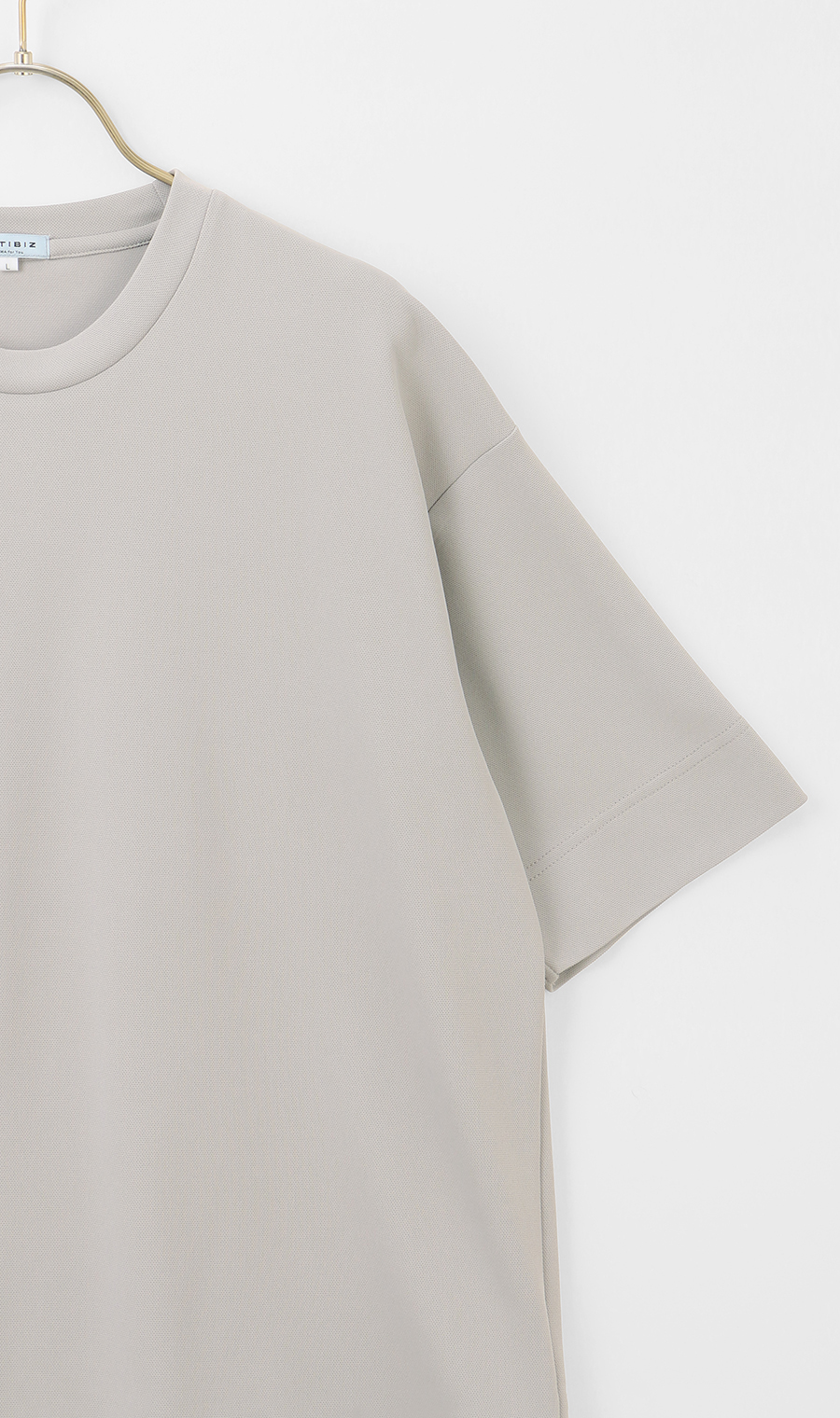 汗ジミ防止Ｔシャツ【＃すご】【吸汗速乾】 グレー S