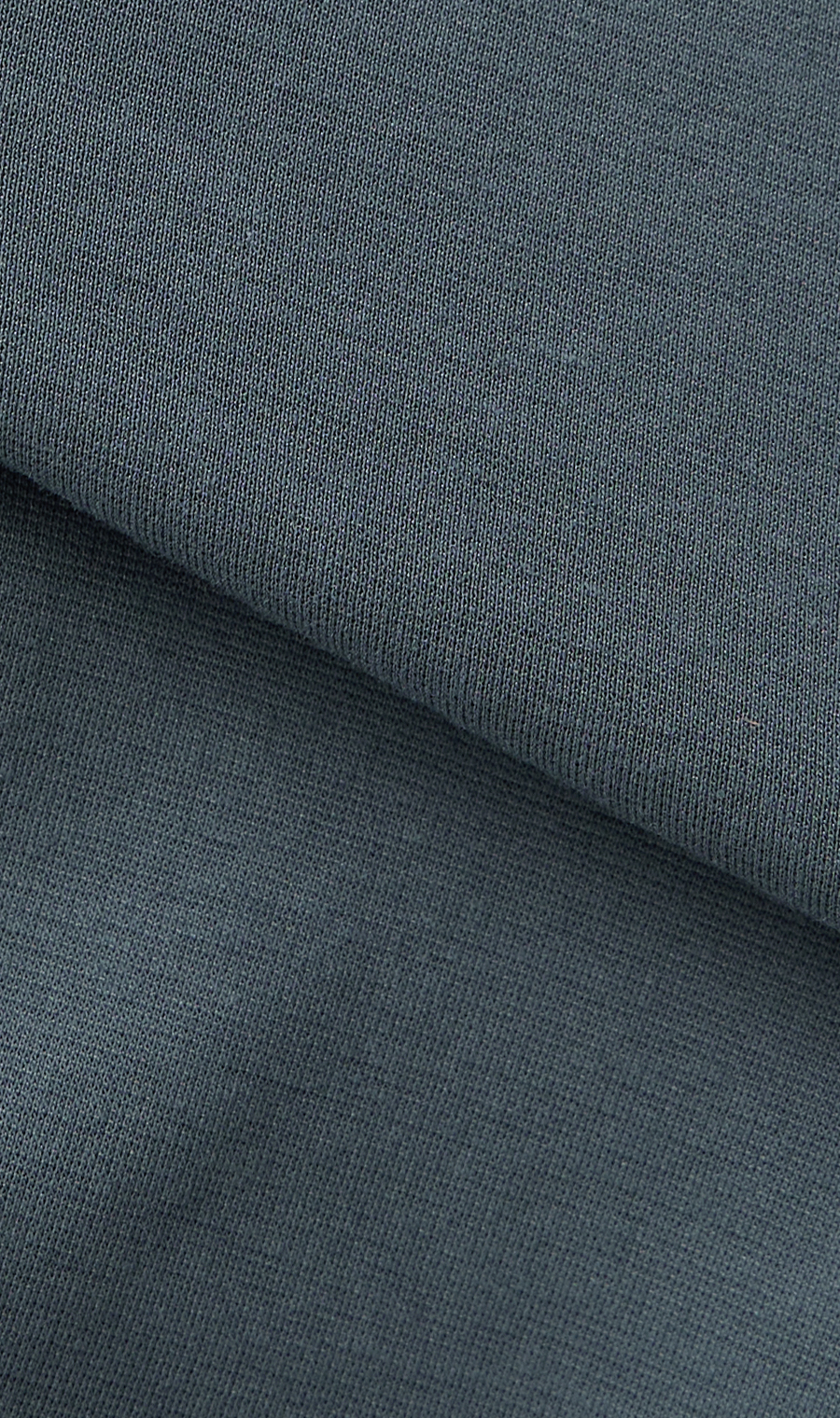 ポンチクルーネックTシャツ【長袖】 ブルー S