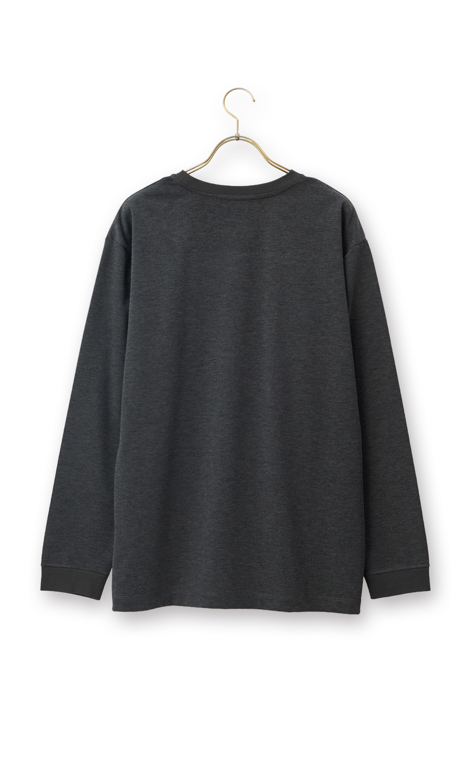 クルーネックTシャツ【長袖】【CARREMAN】 グレー S