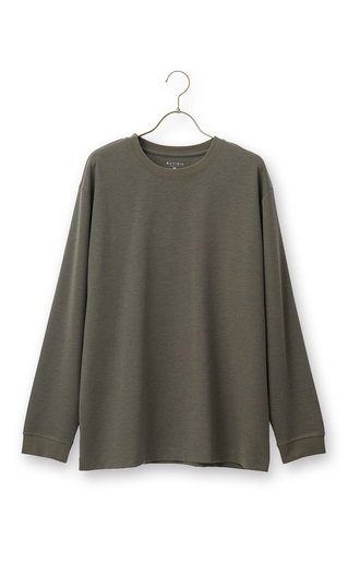 クルーネックTシャツ【長袖】【CARREMAN】