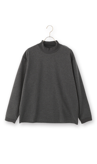 モックネックTシャツ【長袖】【CARREMAN】