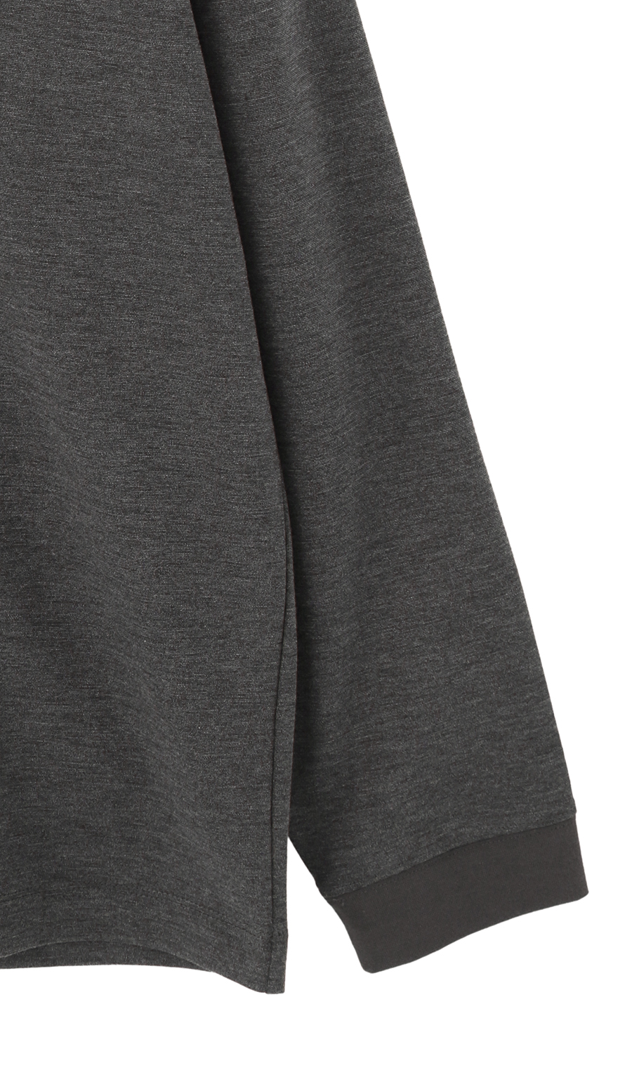 モックネックTシャツ【長袖】【CARREMAN】 グレー M