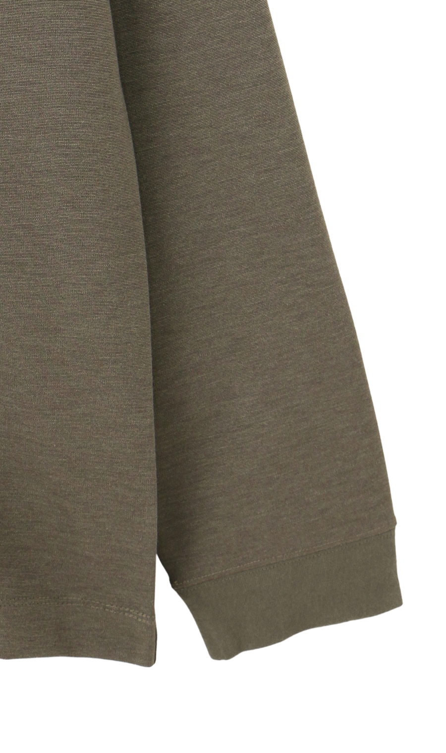 モックネックTシャツ【長袖】【CARREMAN】 ベージュ M