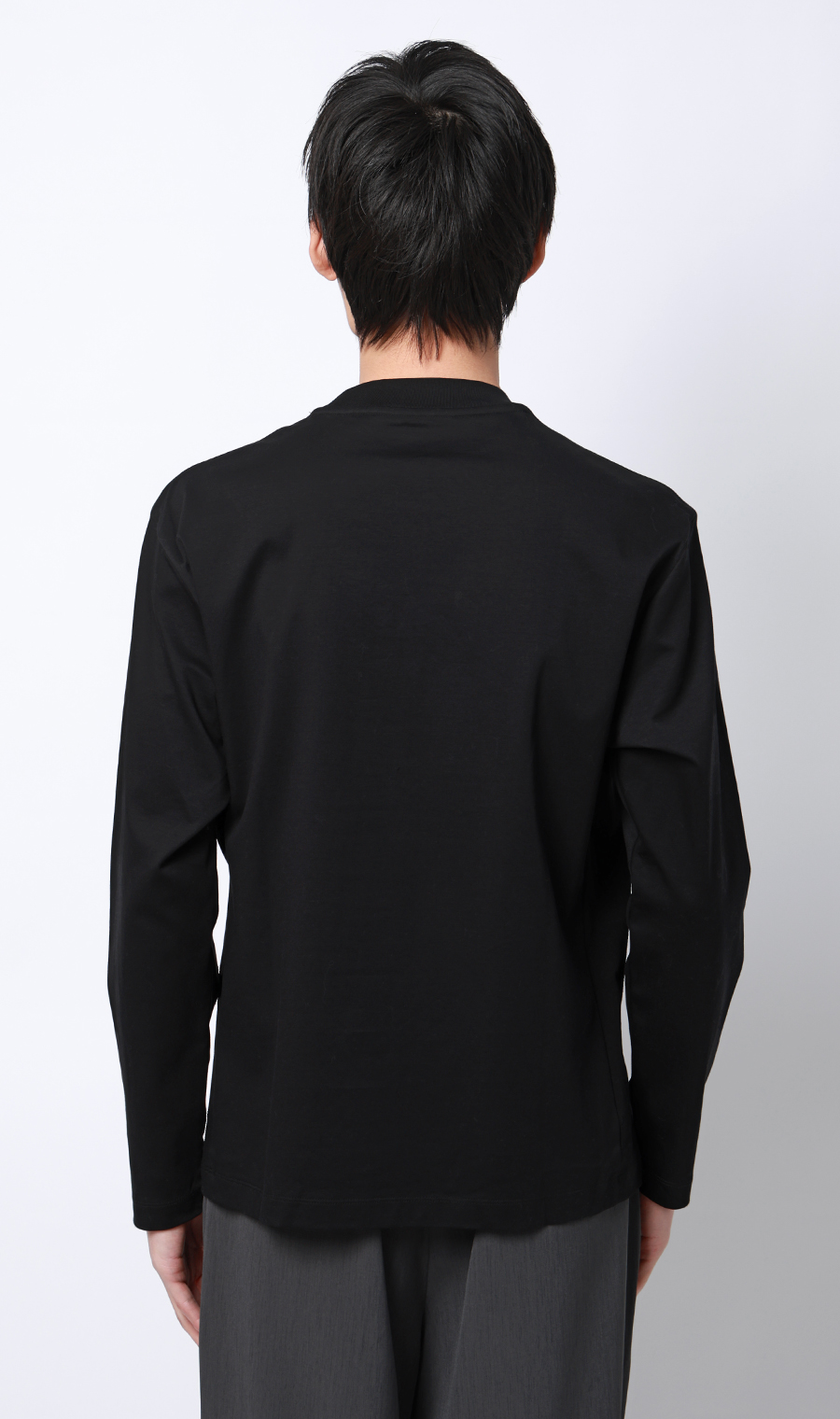 長袖Tシャツ【抗菌防臭】【＃すご】 ブラック M