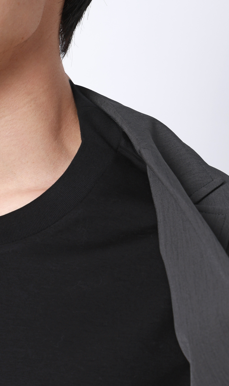 長袖Tシャツ【抗菌防臭】【＃すご】 ブラック M