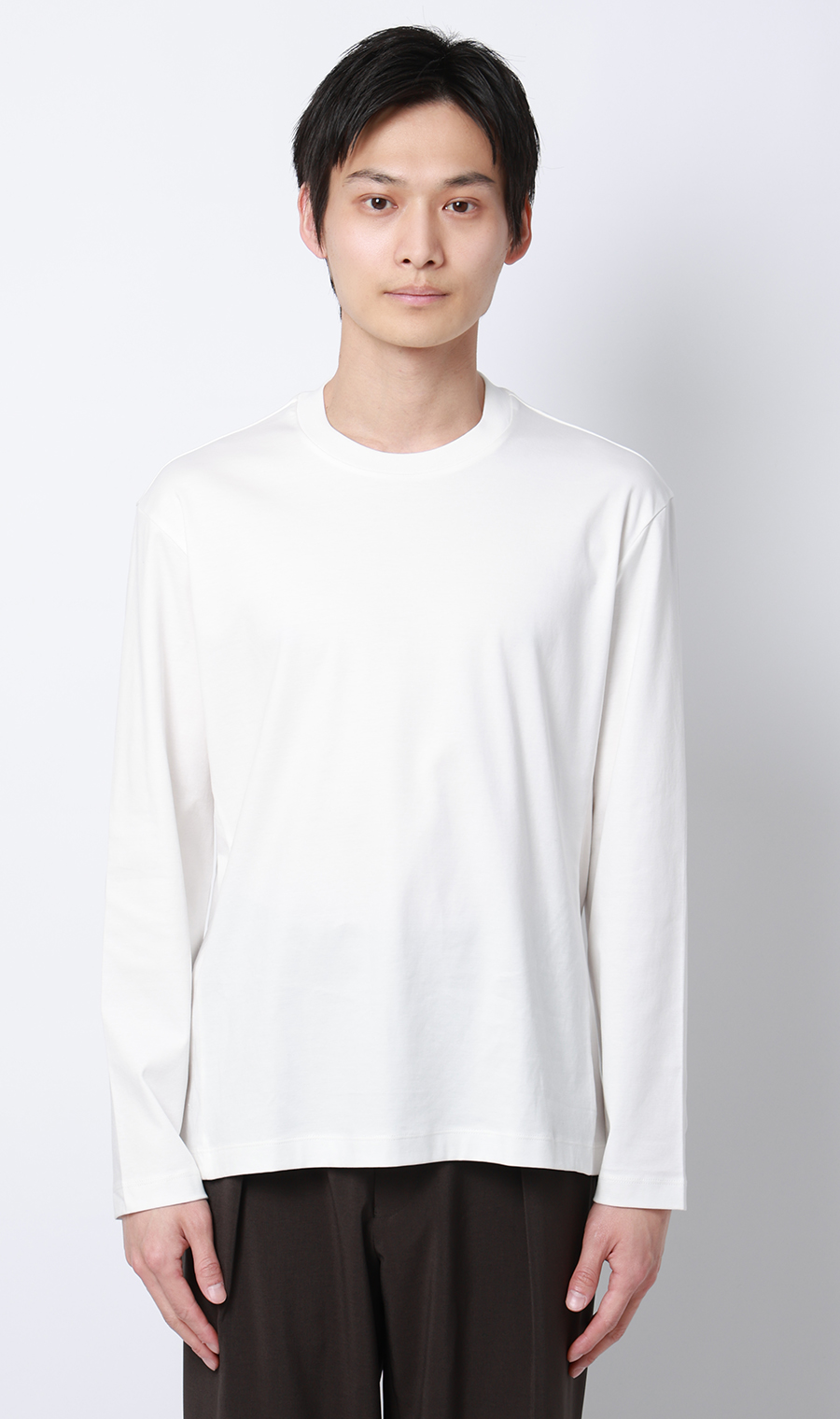 長袖Tシャツ【抗菌防臭】【＃すご】 ホワイト M