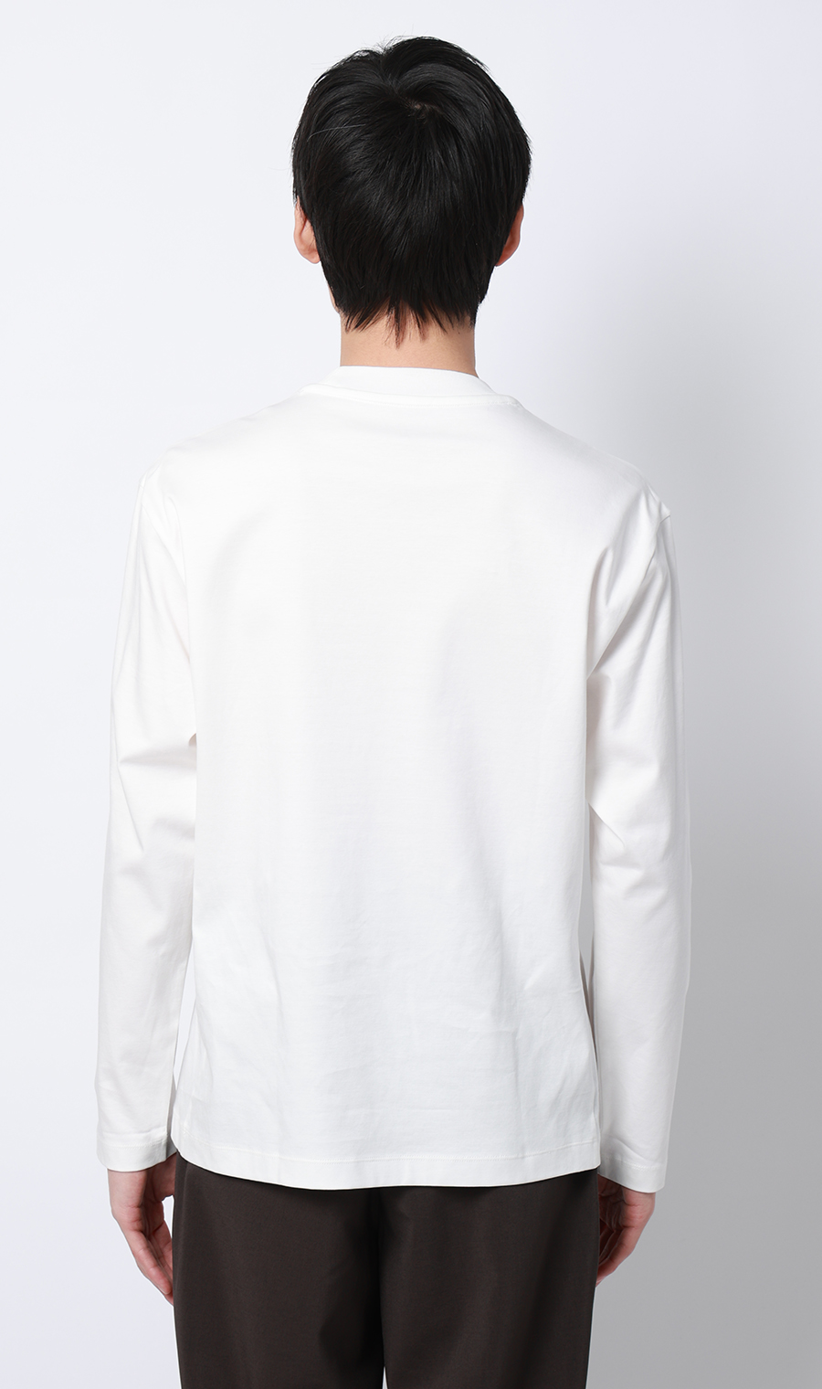 長袖Tシャツ【抗菌防臭】【＃すご】 ホワイト M