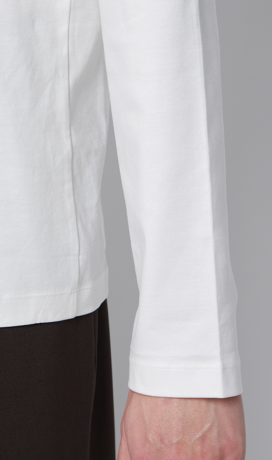 長袖Tシャツ【抗菌防臭】【＃すご】 ホワイト M