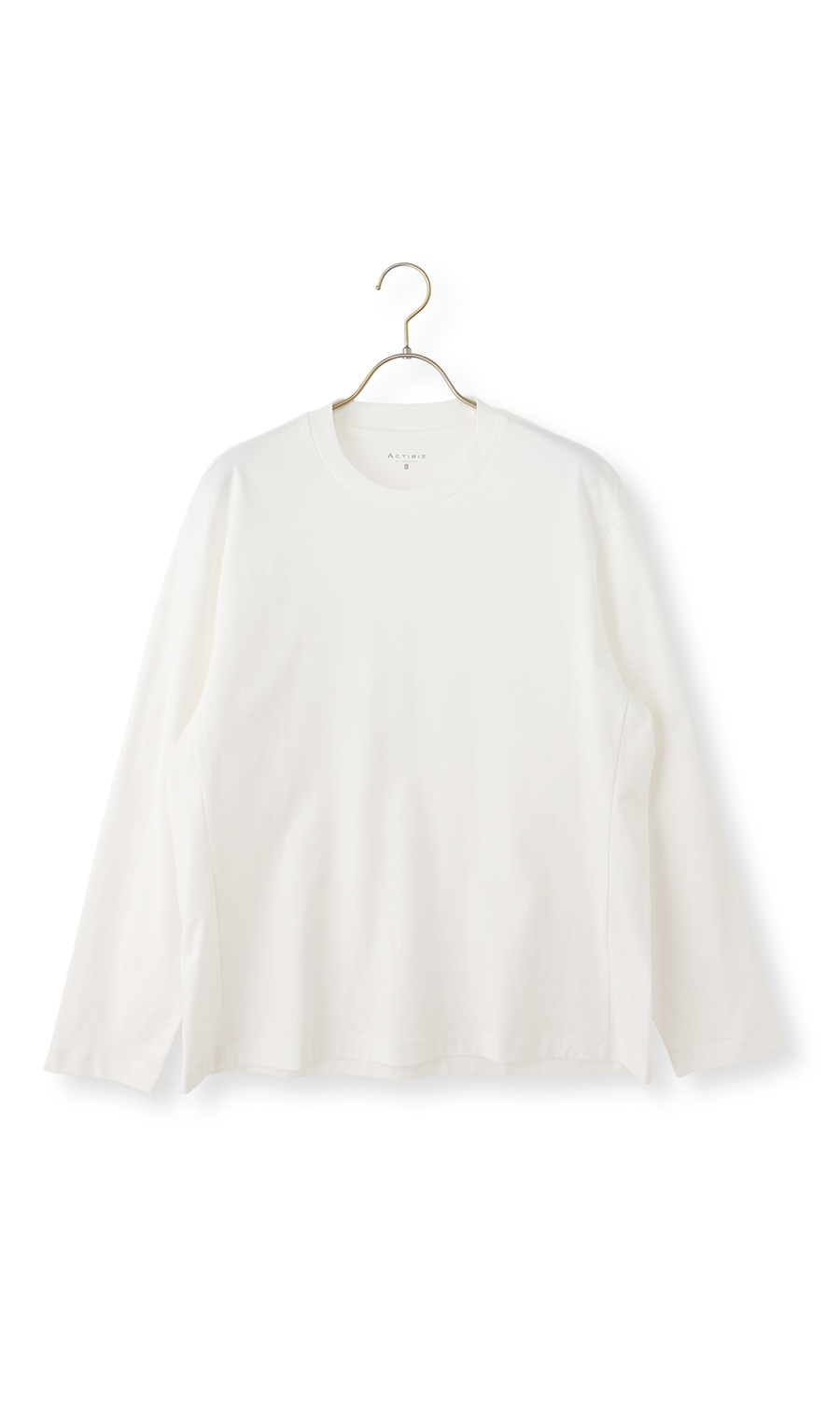 長袖Tシャツ【抗菌防臭】【＃すご】 ホワイト M