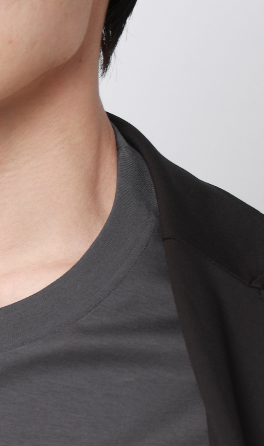 長袖Tシャツ【抗菌防臭】【#すご】 チャコール M