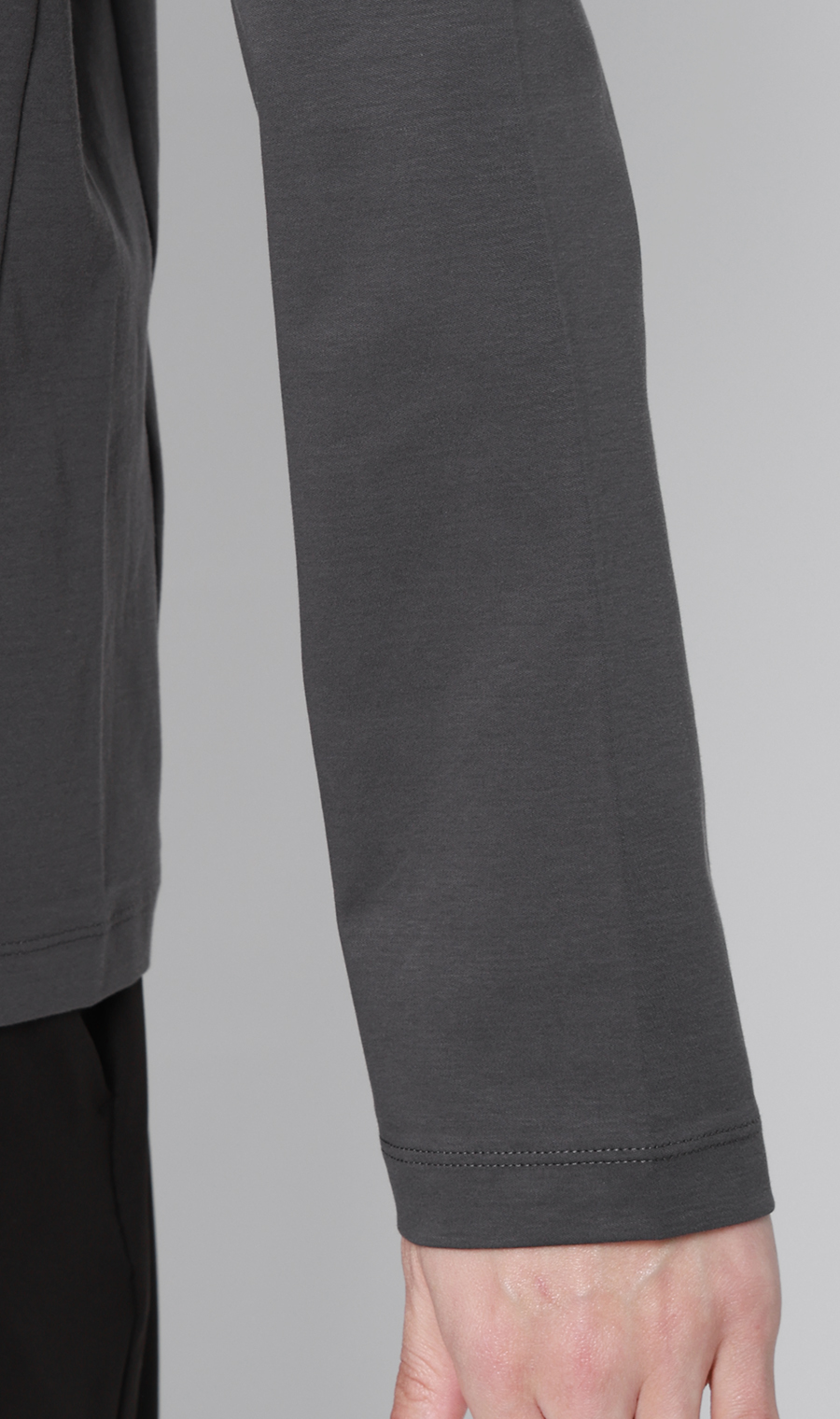 長袖Tシャツ【抗菌防臭】【#すご】 チャコール M