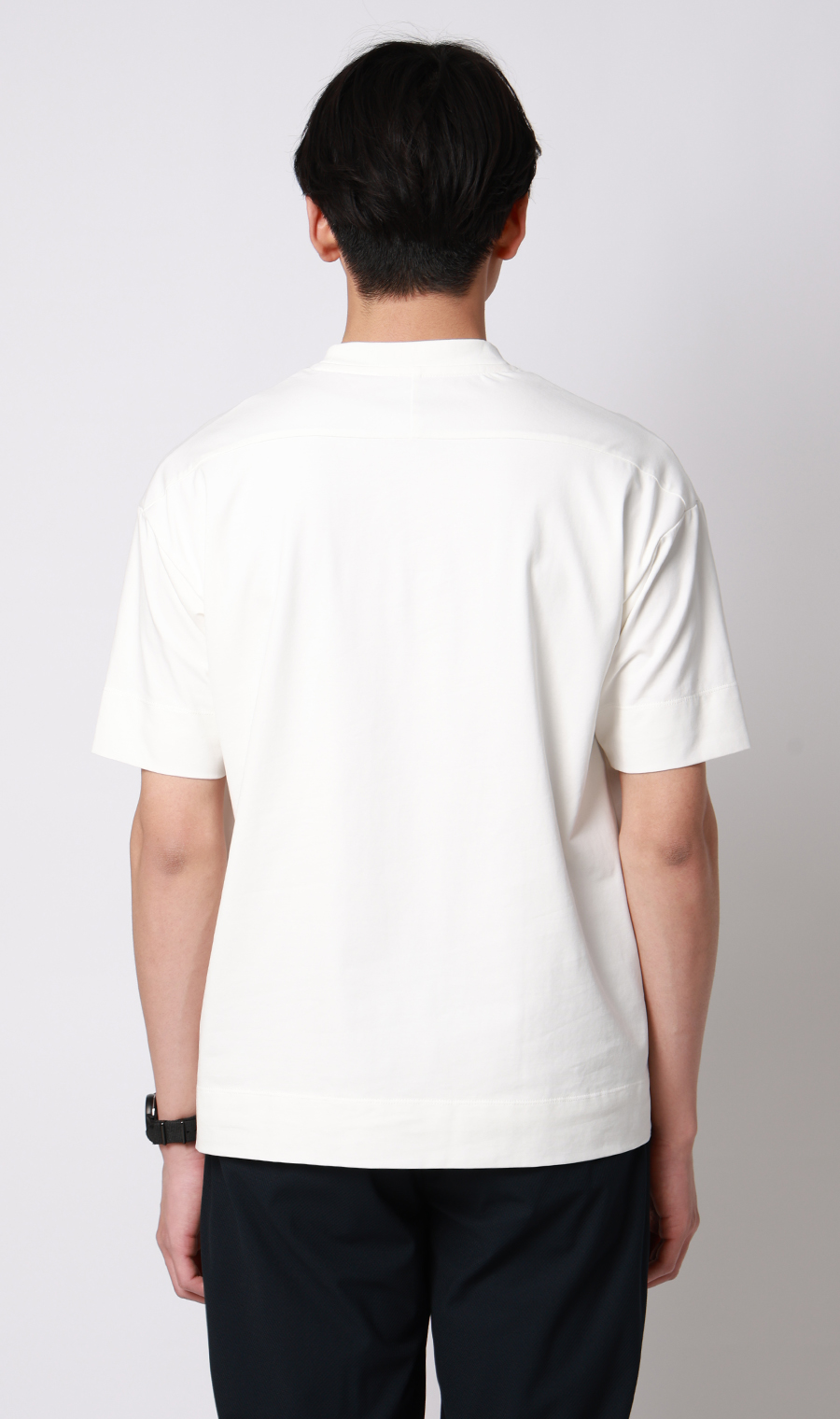 冷たいレイヤードTシャツ【＃すご】 ホワイト S