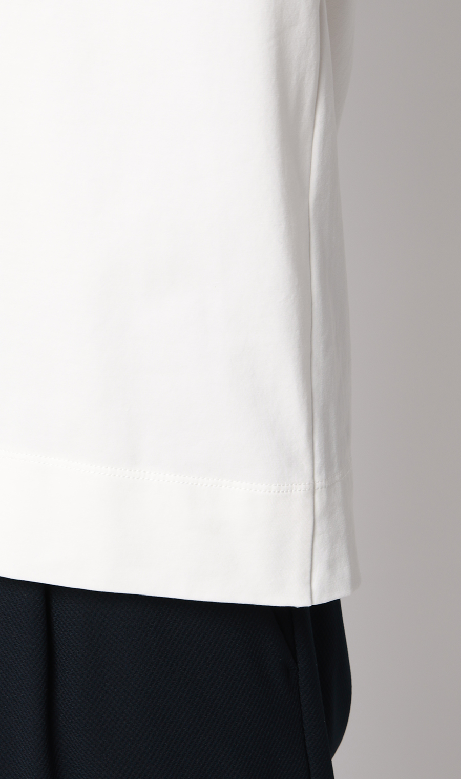 冷たいレイヤードTシャツ【＃すご】 ホワイト S