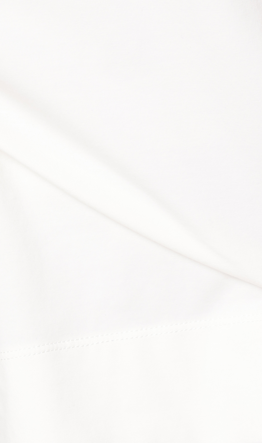 冷たいレイヤードTシャツ【＃すご】 ホワイト S