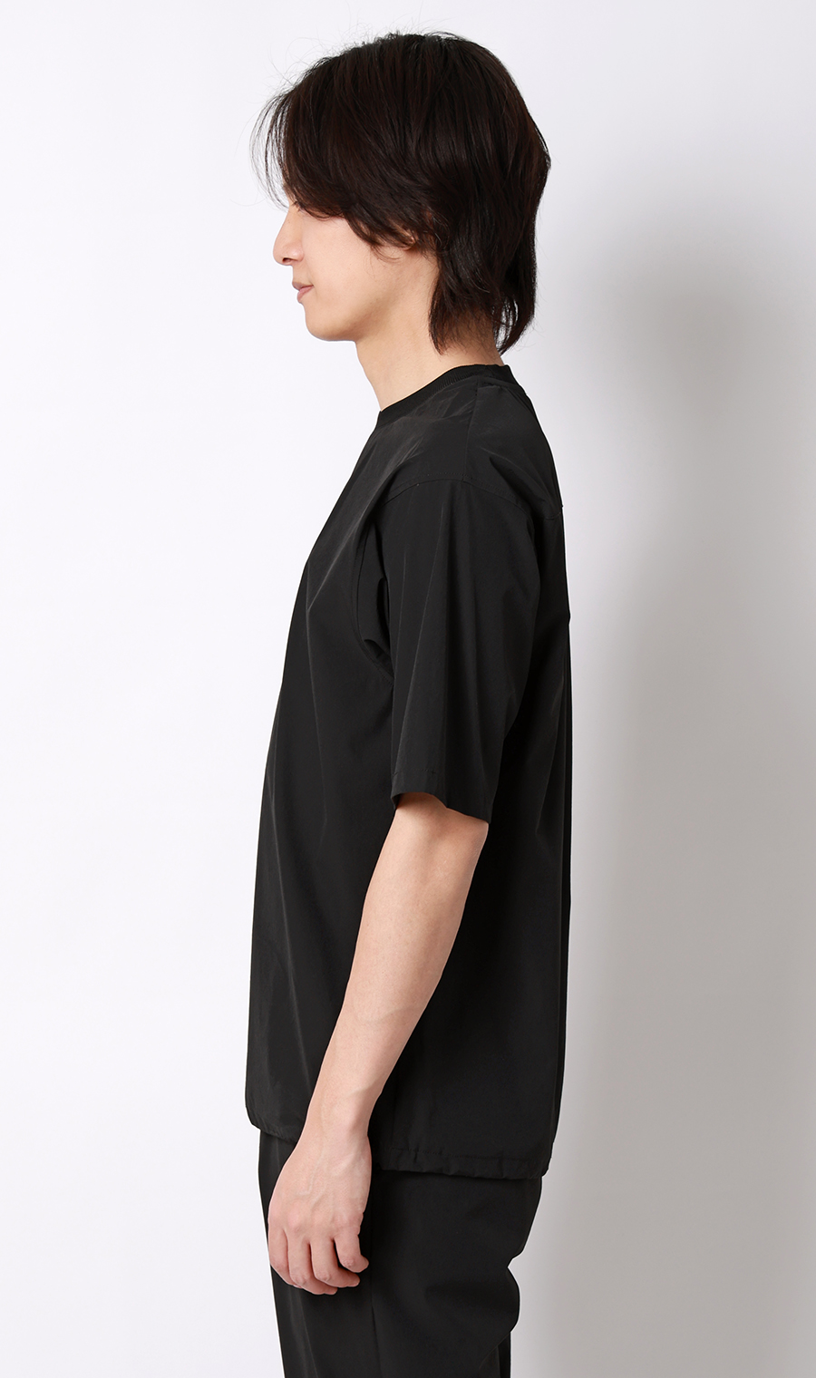 半袖Tシャツ【マルチウェイ】【セットアップ着用可】 ブラック S