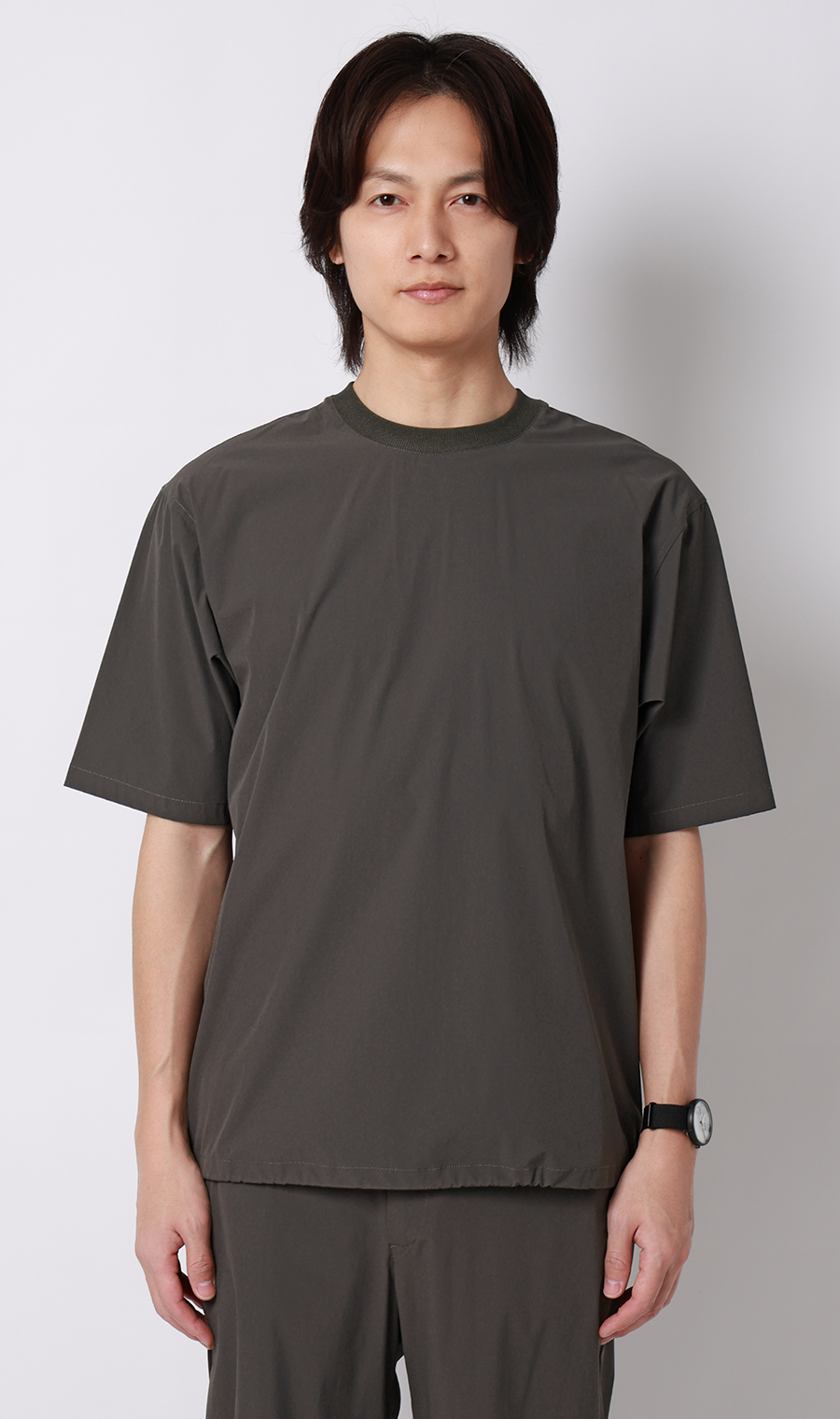 半袖Ｔシャツ【マルチウェイ】【セットアップ着用可】 チャコール S