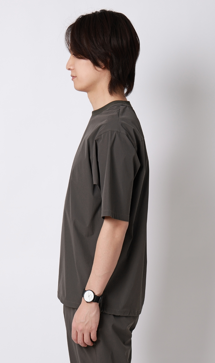 半袖Ｔシャツ【マルチウェイ】【セットアップ着用可】 チャコール S