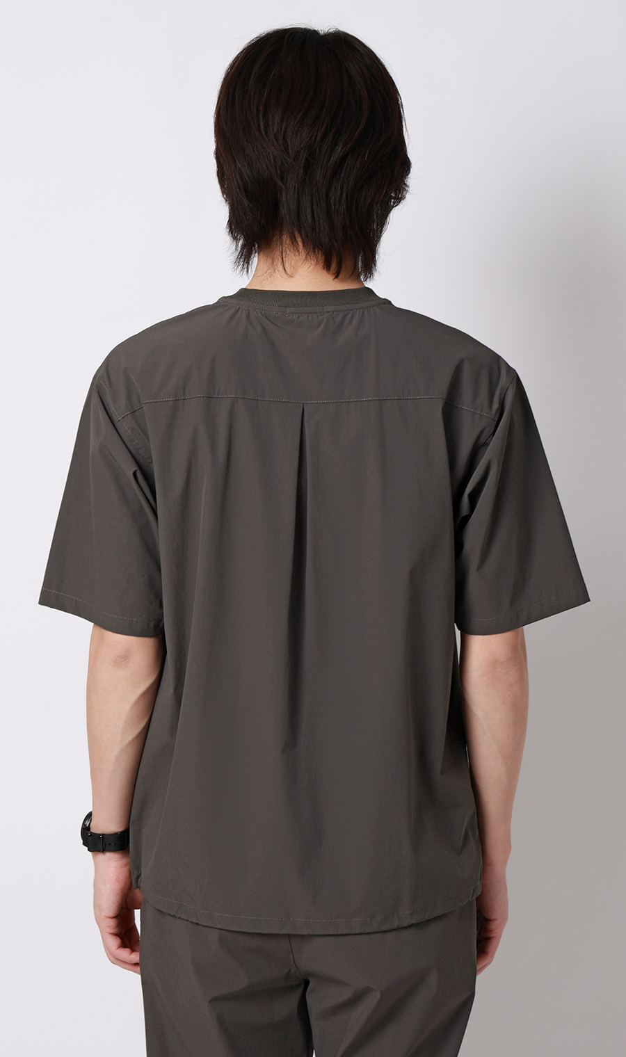 半袖Ｔシャツ【マルチウェイ】【セットアップ着用可】 チャコール S