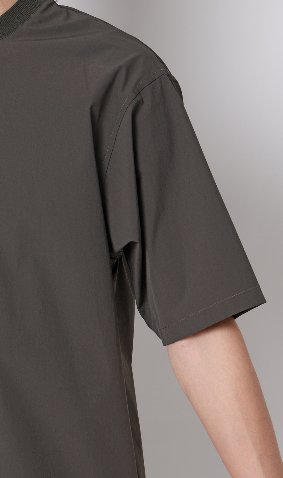 半袖Ｔシャツ【マルチウェイ】【セットアップ着用可】 チャコール S