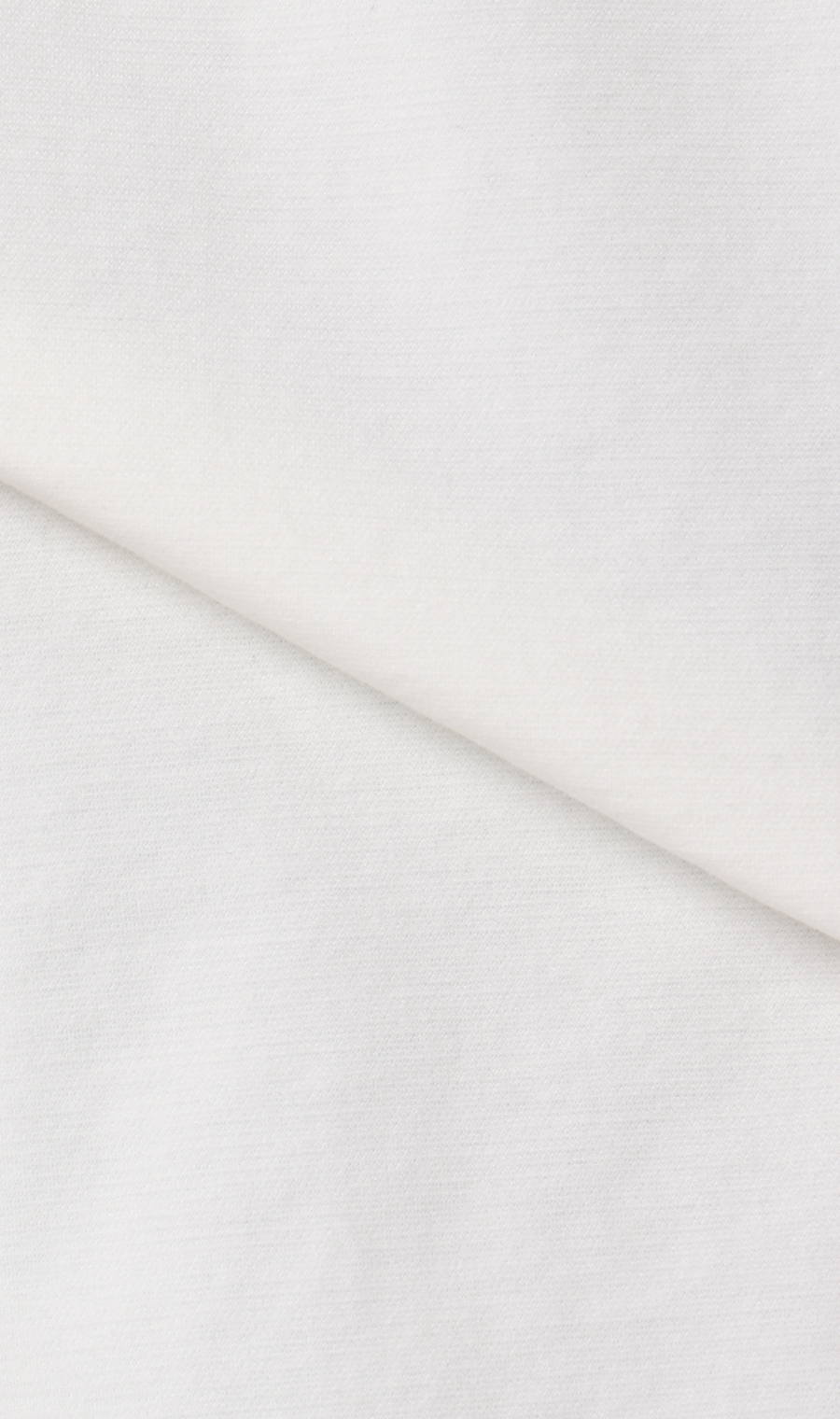 ポンチ裾ドローコードTシャツ【半袖】 ホワイト S