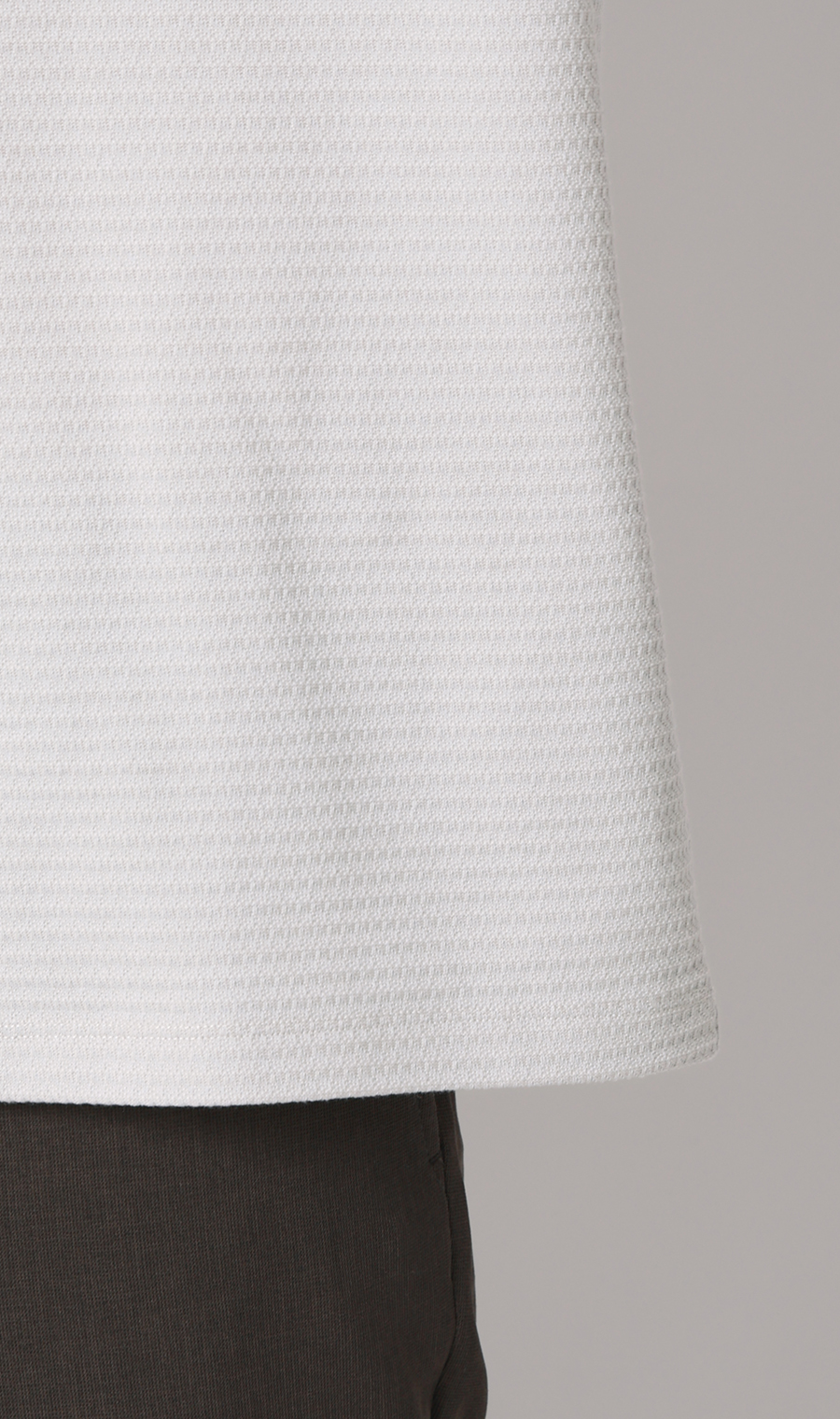 リンクスジャカードTシャツ【半袖】 ライトグレー S