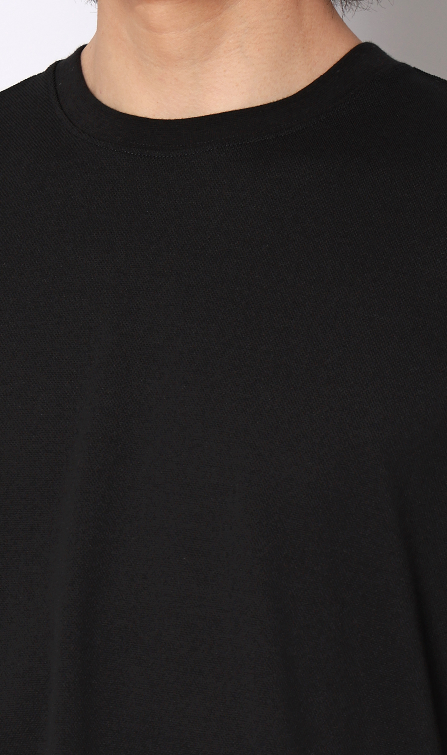 和紙混カノコＴシャツ ブラック S