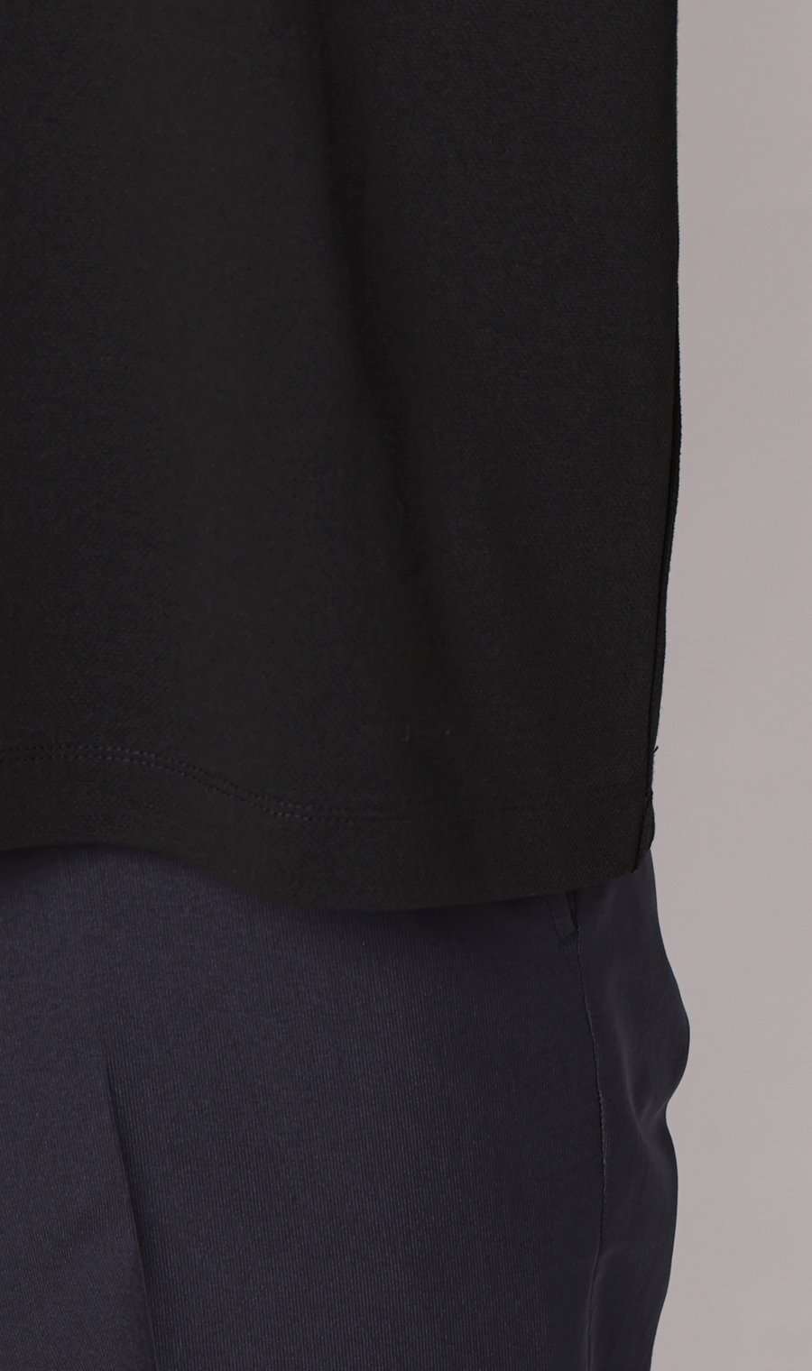 和紙混カノコＴシャツ ブラック S