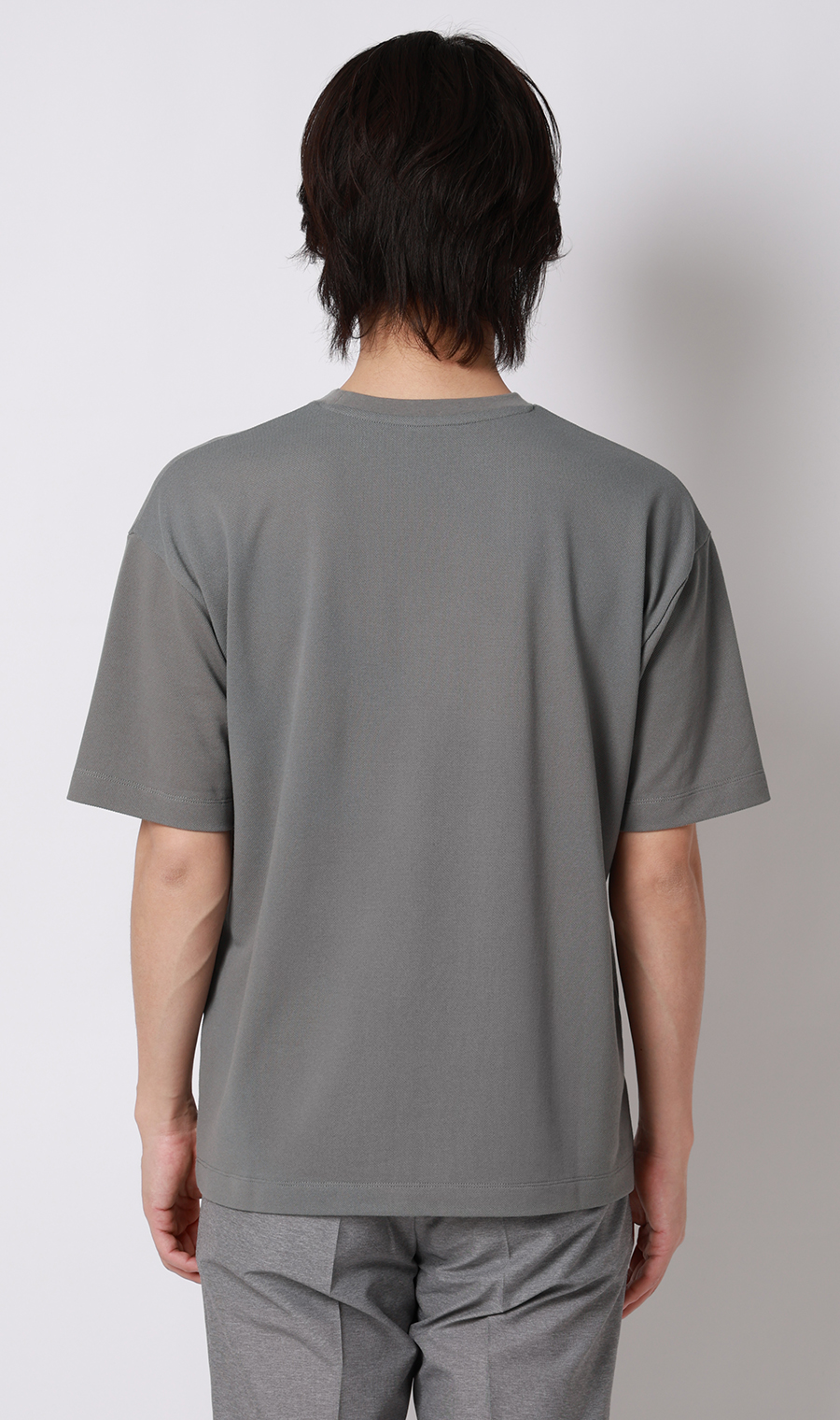 和紙混カノコＴシャツ グレー S