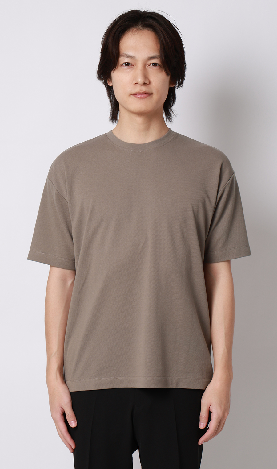 和紙混カノコＴシャツ ベージュ S