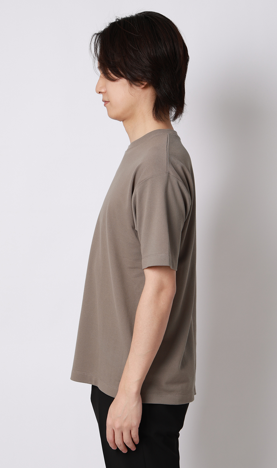 和紙混カノコＴシャツ ベージュ S