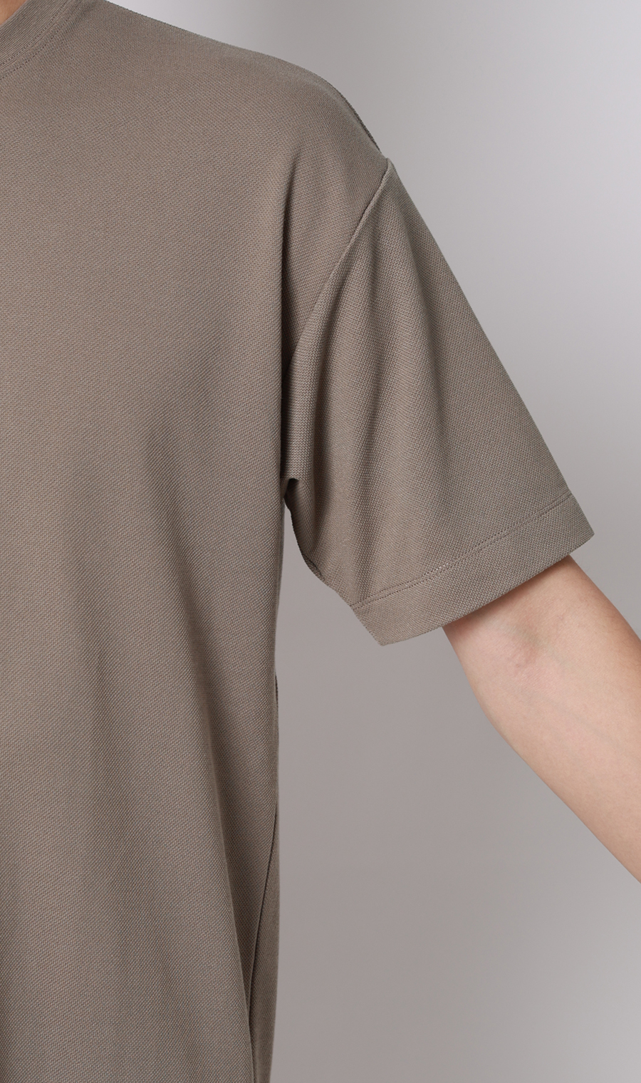 和紙混カノコＴシャツ ベージュ S