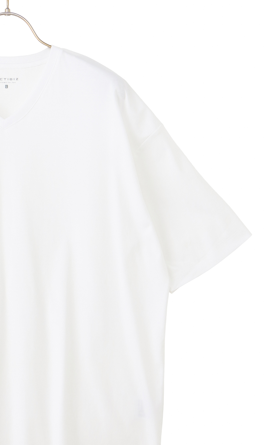 形態安定Tシャツ【#すご】 ホワイト M