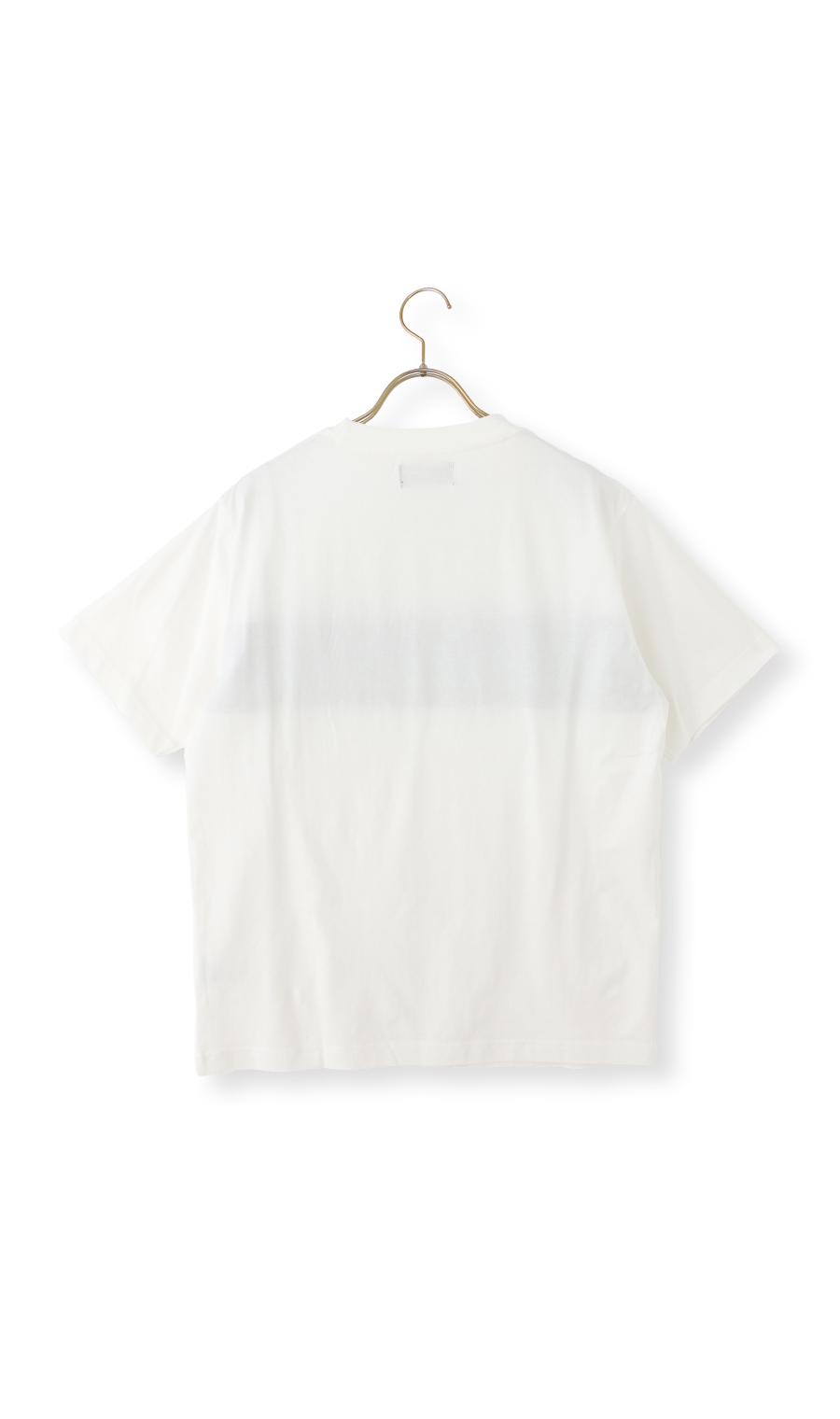 切り替えTシャツ【ウォッシャブル】【半袖】 ホワイト L