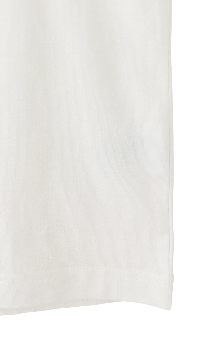 切り替えTシャツ【ウォッシャブル】【半袖】 ホワイト L