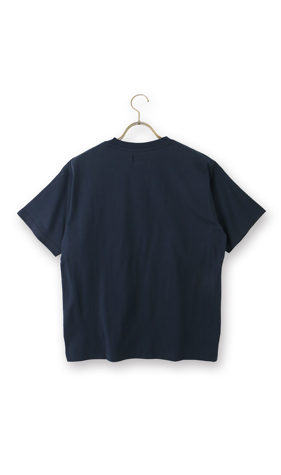 切り替えTシャツ【ウォッシャブル】【半袖】 ネイビー LL