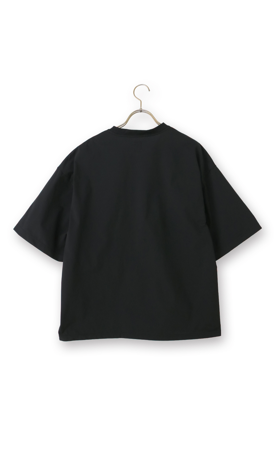 ニットドットTシャツ【防虫加工】 ブラック S