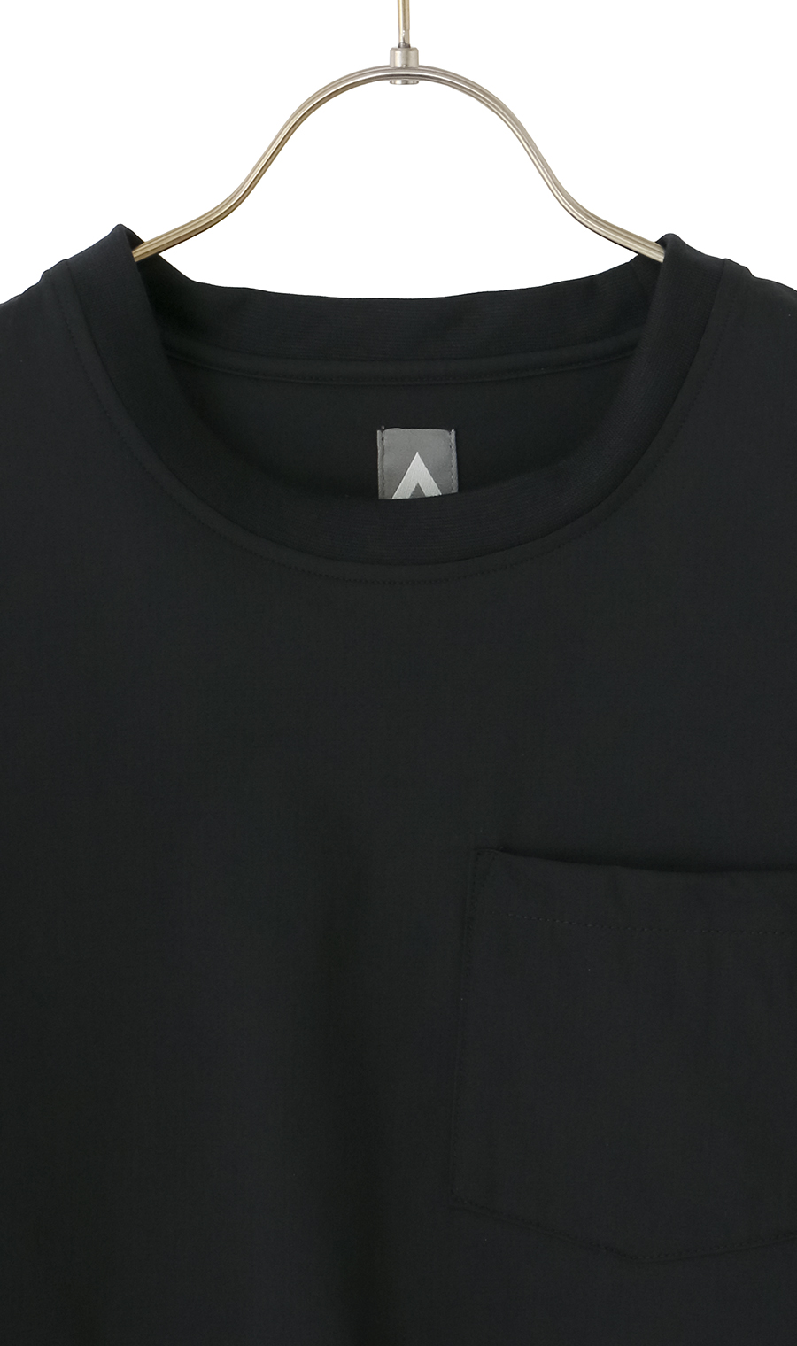 ニットドットTシャツ【防虫加工】 ブラック S