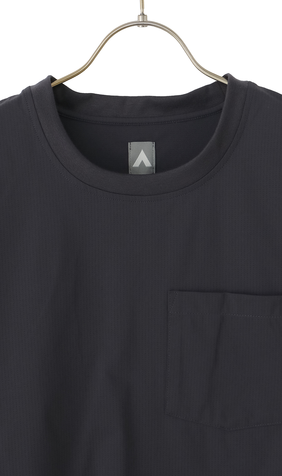 ニットドットTシャツ【防虫加工】 チャコール S
