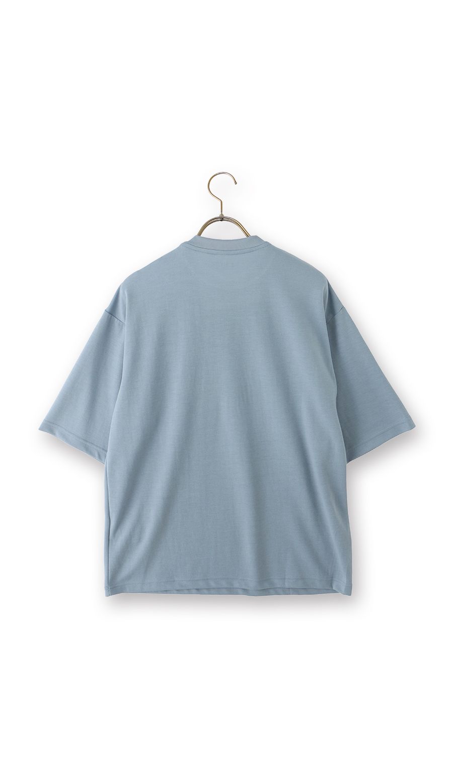 【着るヒヤロン】天竺Tシャツ サックス S