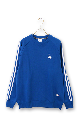 裏起毛肩ラインクルートレーナー【MLB】