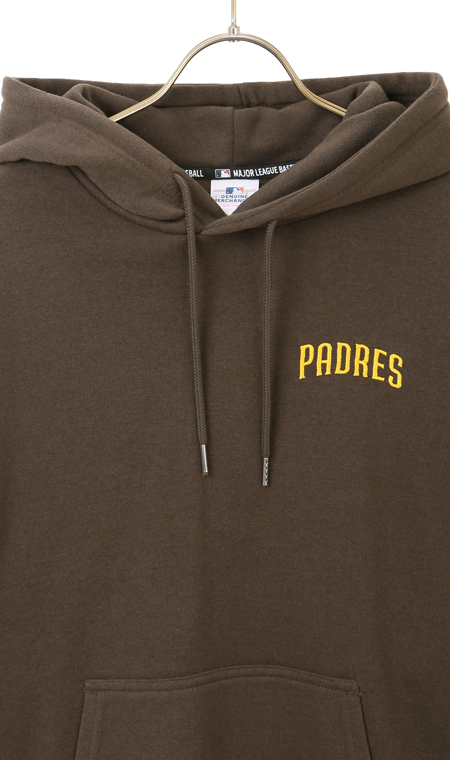 裏起毛プルパーカー【MLB】 ブラウン M